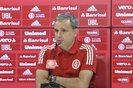 O novo gerente-executivo das categorias de base do Inter, Gustavo Grossi, concede entrevista coletiva em sua apresentação pelo clube.<!-- NICAID(14733313) -->