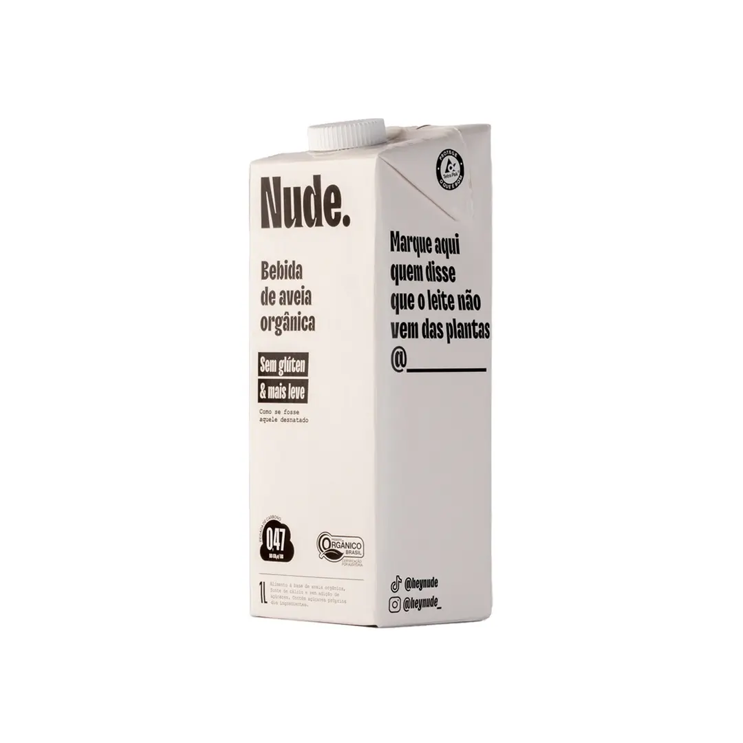 Nude Original Bebida de Aveia Orgânica 1l