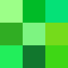 Imagem principal com tema verde